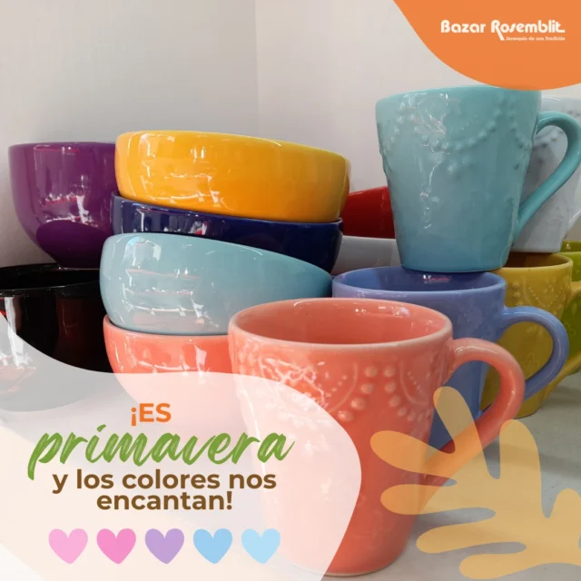 ¡Amamos los colores! 🌸🌼🌺

Y nuestros productos ¡MUCHO MÁS! 🔥😍

¡Además seguimos con las promos del Día de la Madre! ⚡
ULTIMOS DÍAS 20%OFF + 10% DE DESCUENTO CON TRANSFERENCIA BANCARIA Y 3 CUOTAS SIN INTERÉS

📦Hacemos envíos a todo el país

#bazar #Bazar Rosemblit #productos #primavera #envios
