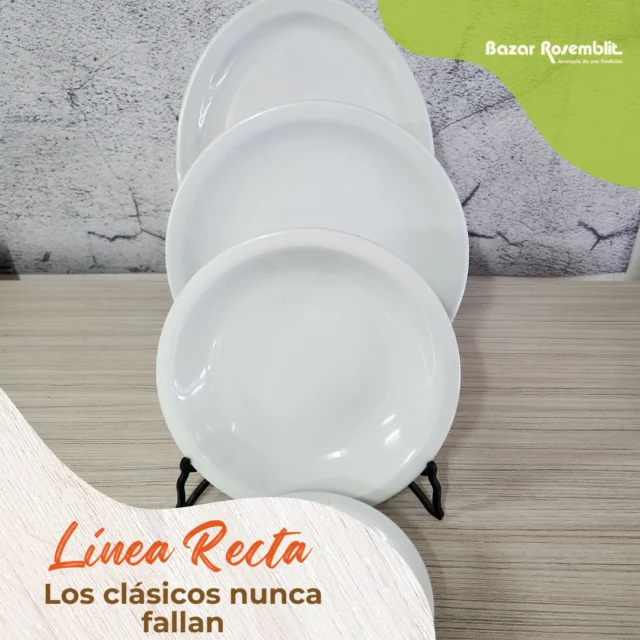 ¡SEGUIMOS DE CYBERWEEK! 😍
20% OFF EN TODA LA WEB ❤️
10%OFF por pago con transferencia 
3 cuotas sin interés
envío gratis en CABA en compras superior a $40.000

¡Para los team clásicos! 

Nuestra línea Recta no puede ser más espectacular

¡Ingresá a la web y comprá la tuya! ❤️

🚚 Hacemos envíos a todo el país

#bazar #BazarRoseblit #platos  #calidad #unica #gastronomía #hogar #cocina #vajilla