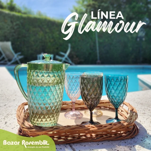 ¡Tomar algo en la pileta siempre es un planazo!

Pero sabemos que llevar vasos de vidrio puede ser un peligro, por eso la Línea Glamour es ¡¡IDEAL!! No se rompen, son cómodos y livianos 🔥

Conseguilos en neustra web 
-10% de descuento por pago con transferencia 
-3 cuotas sin interés

🚚 Hacemos envíos a todo el país

#bazar #bazarRosemblit #glamour #precio #calidad #verano #pileta
